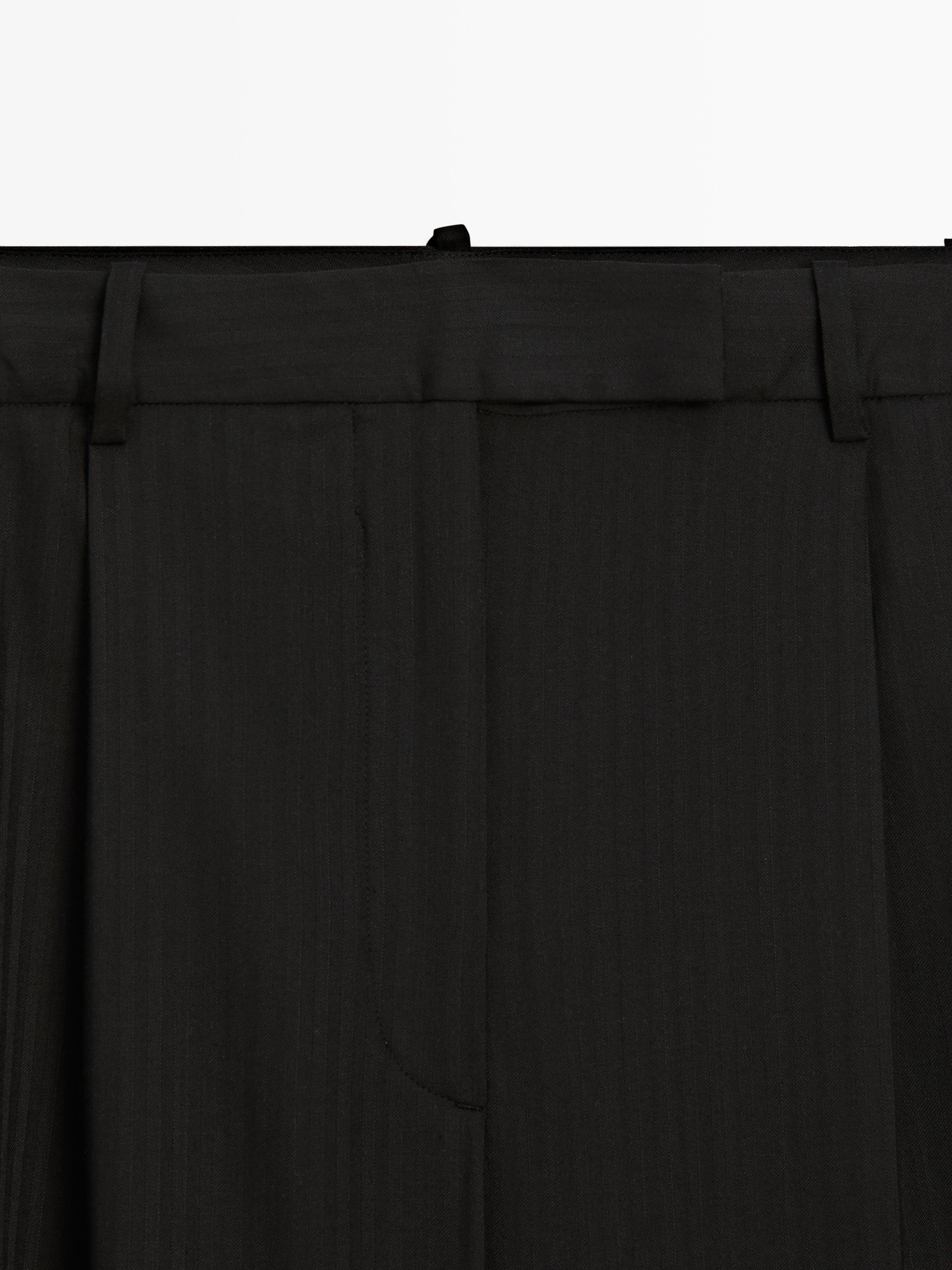 Striped trousers with darts - STUDIO